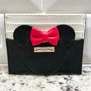 Kate Spade & Disney Collaboration Minnie Mouse Card Holder NWOT
